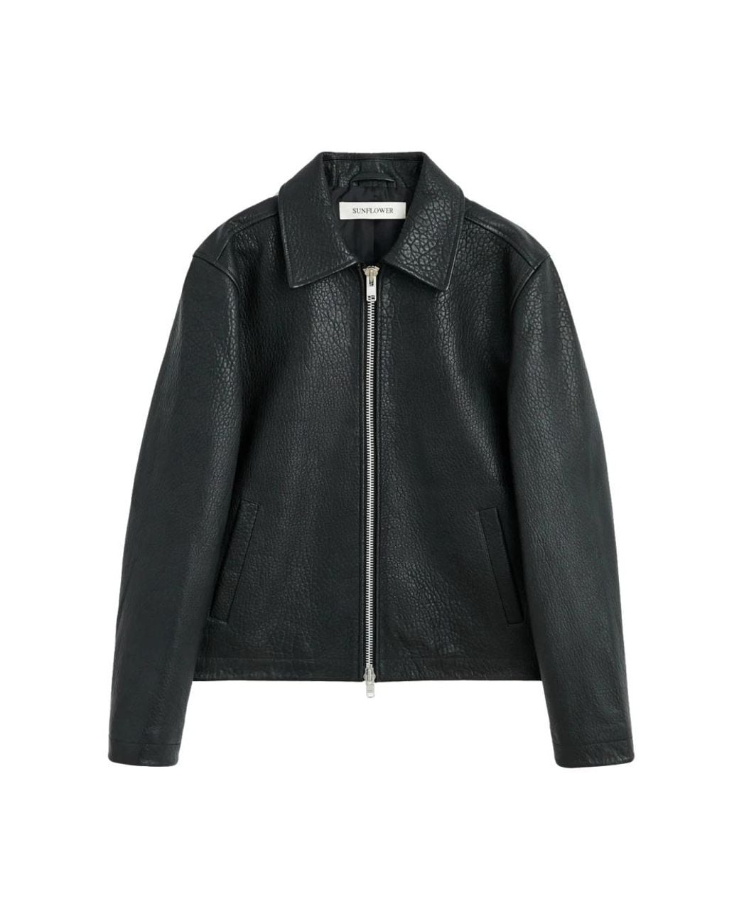 sunflower Black Leather Jackets for men