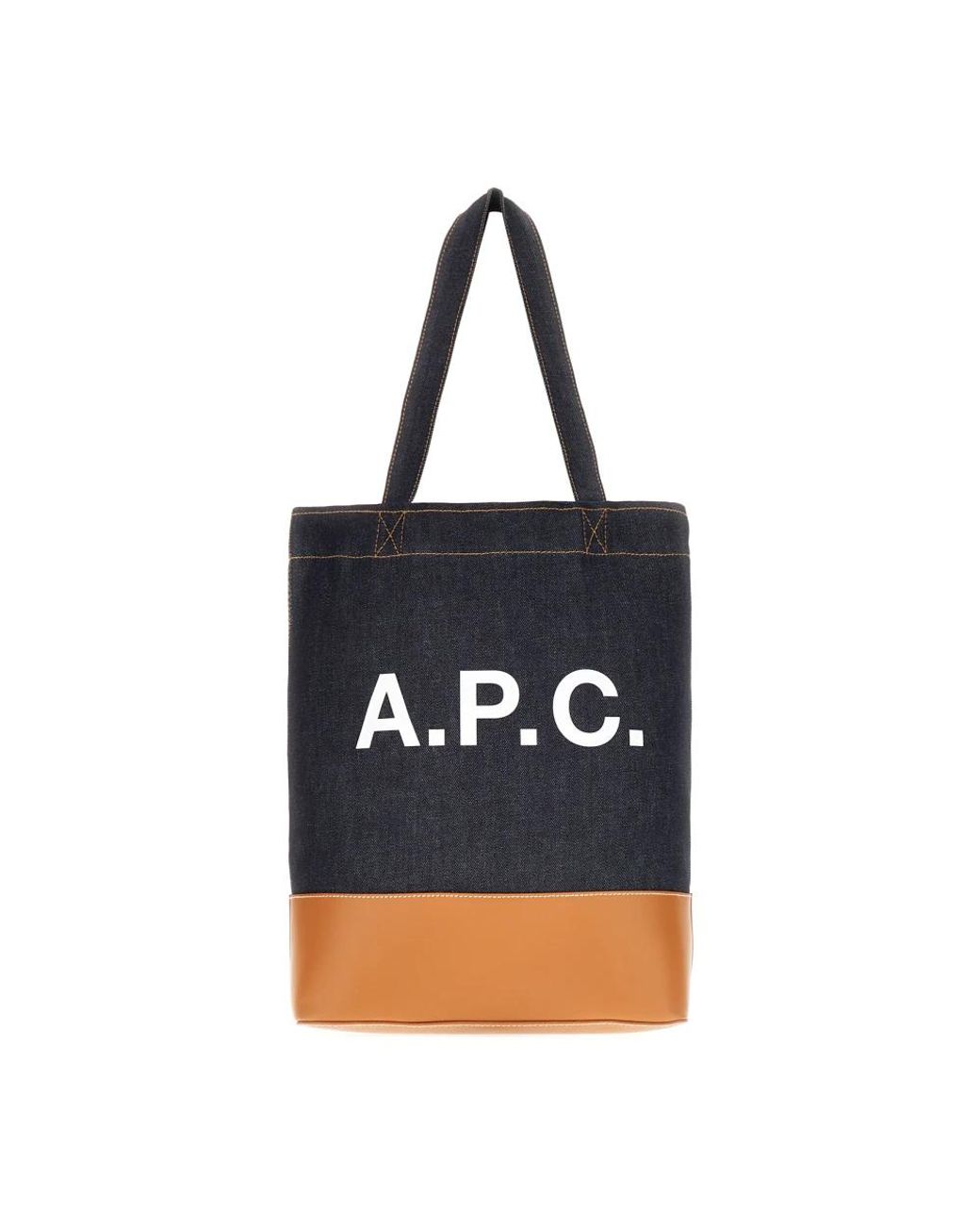 A.P.C. Blue Tote Bags for men