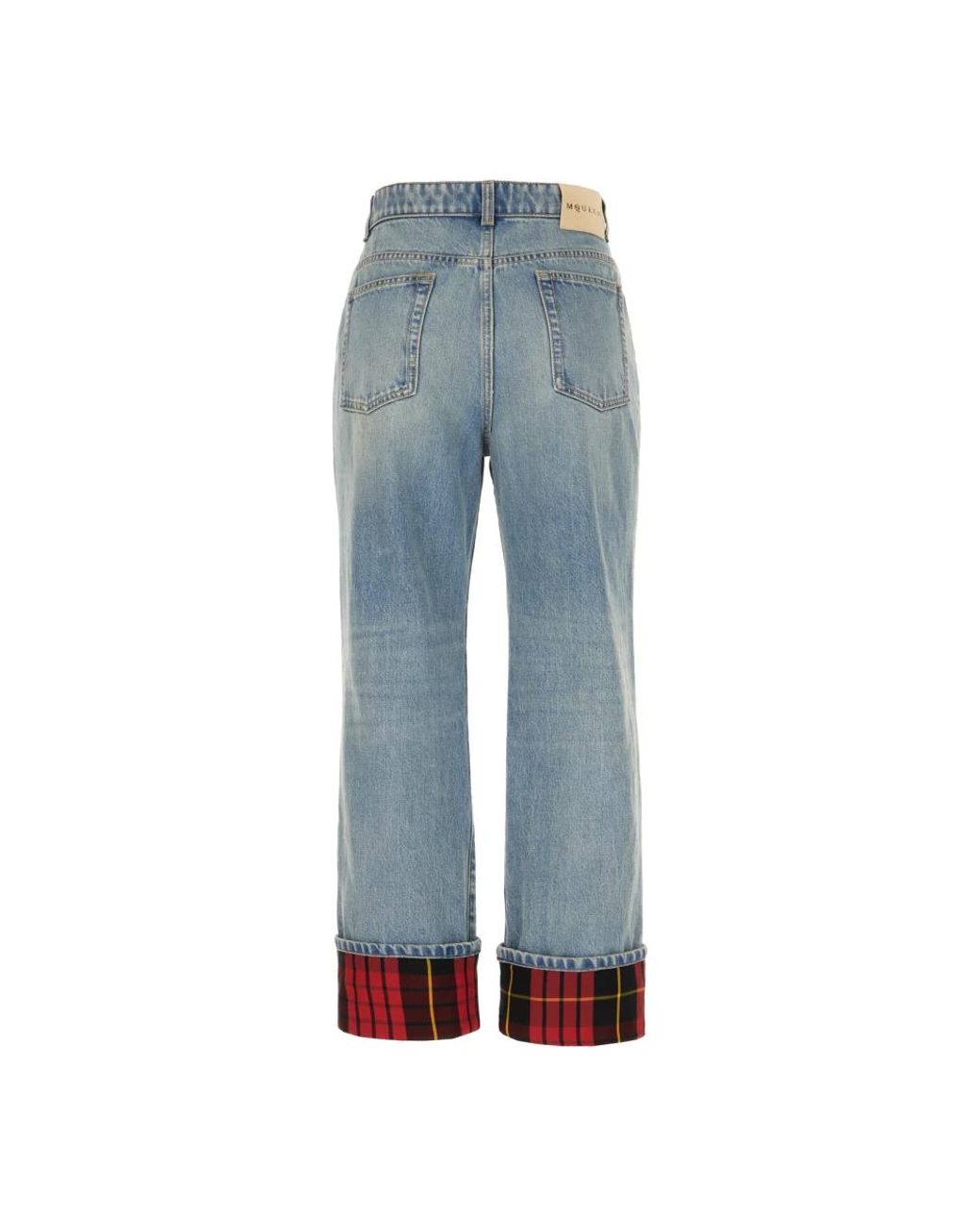 McQueen Blue Straight Jeans
