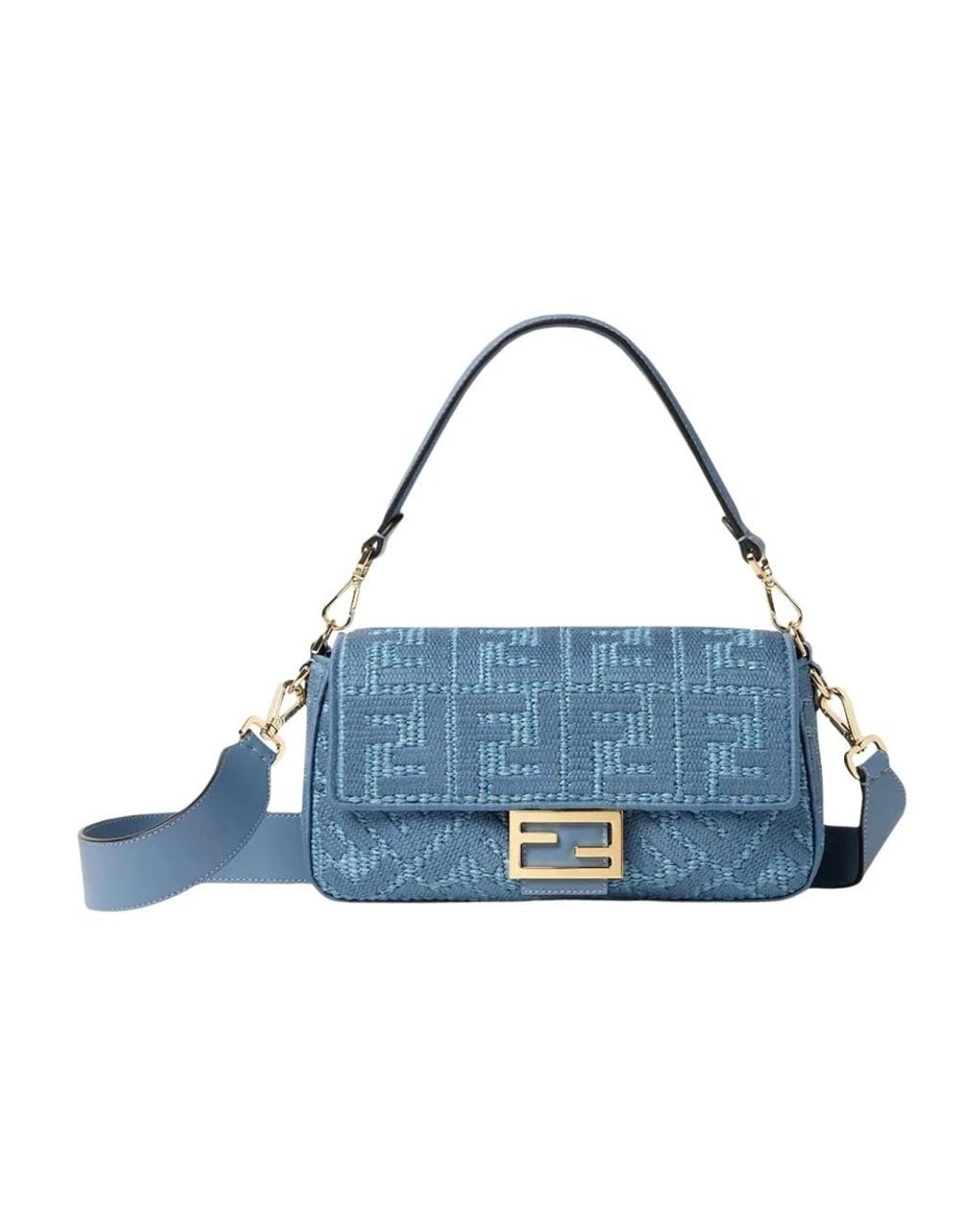 Fendi Blue Shoulder Bags