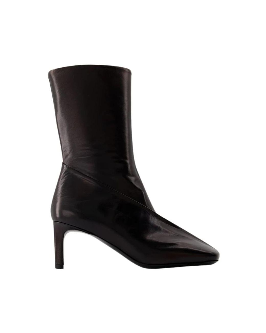 Jil Sander Black Heeled Boots