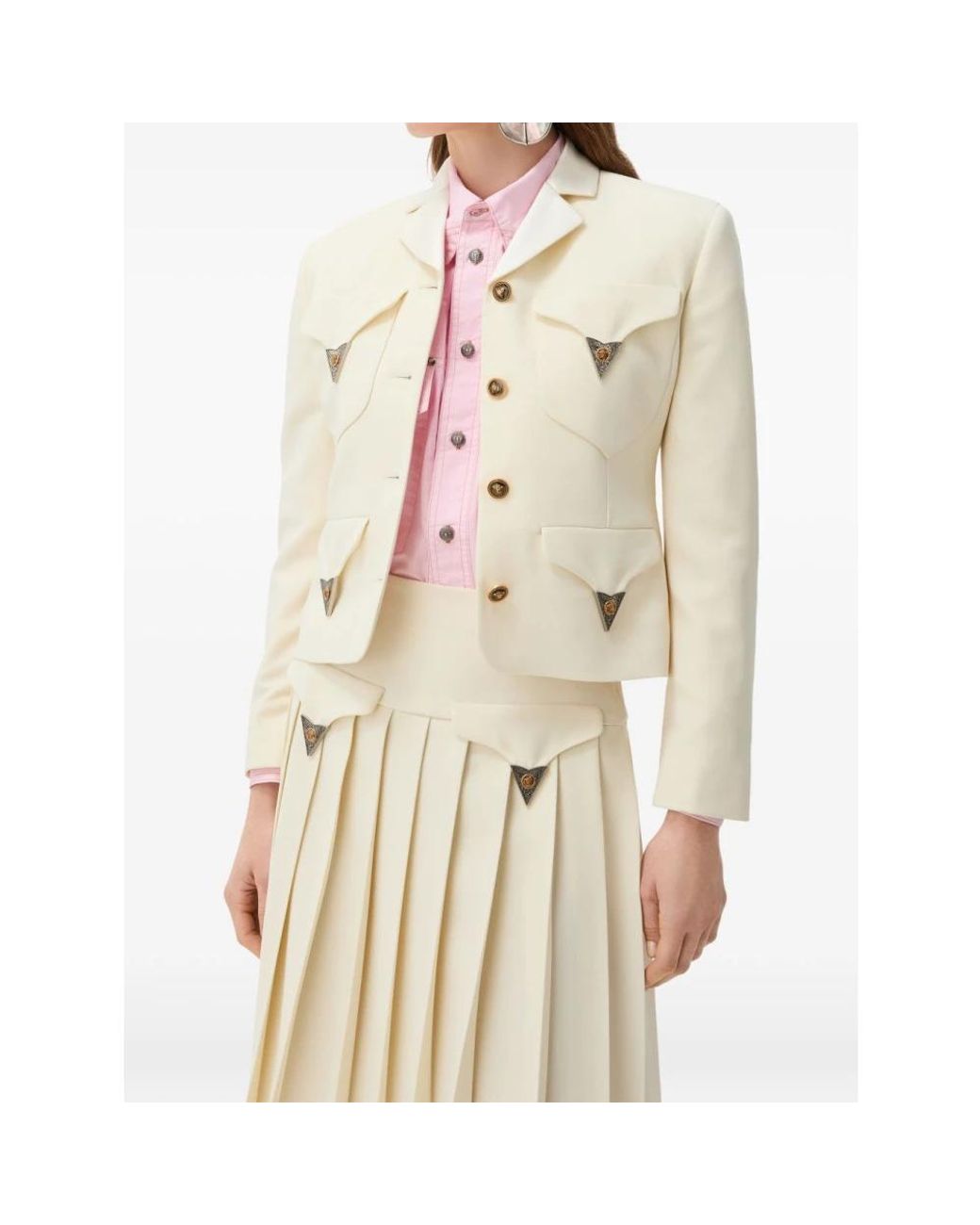 Blazers Versace en coloris White