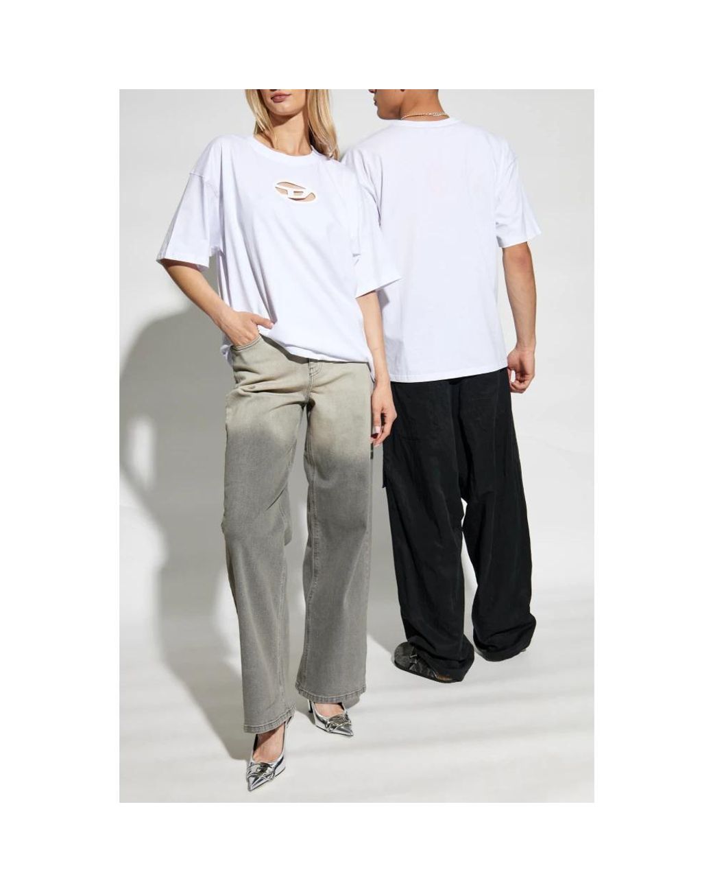 DIESEL White T-Shirts