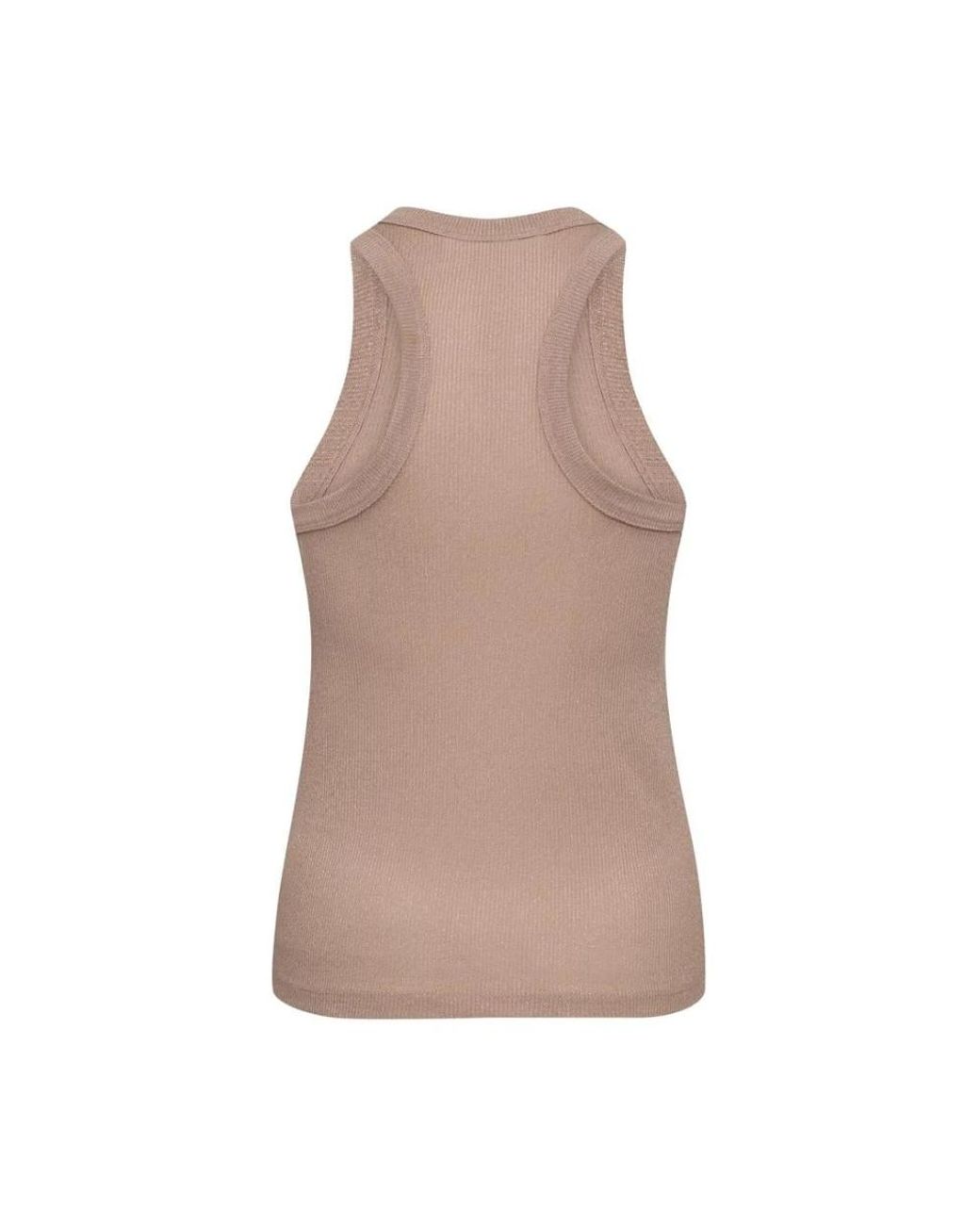 co'couture Brown Sleeveless Tops