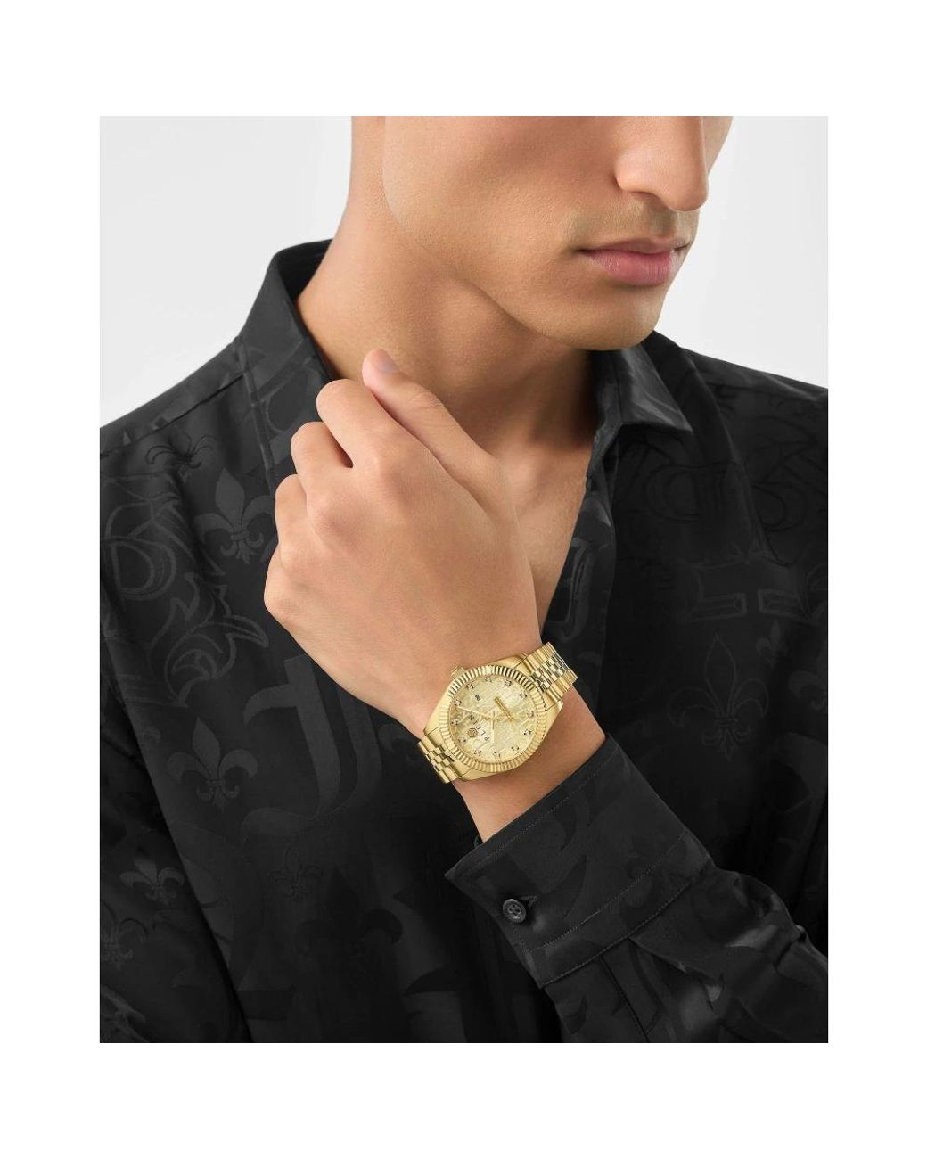 Philipp Plein Metallic Watches for men