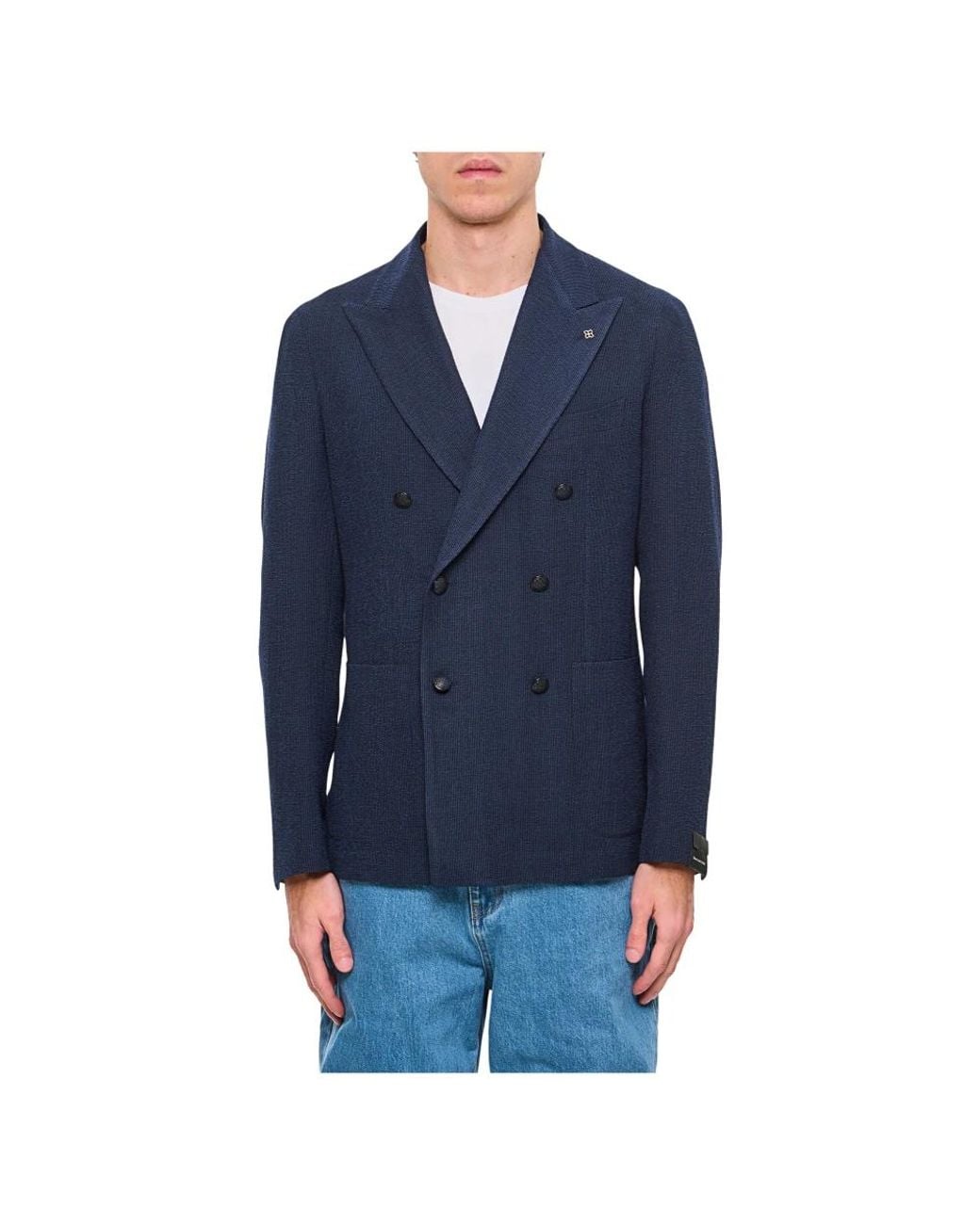Tagliatore Blue Blazers for men