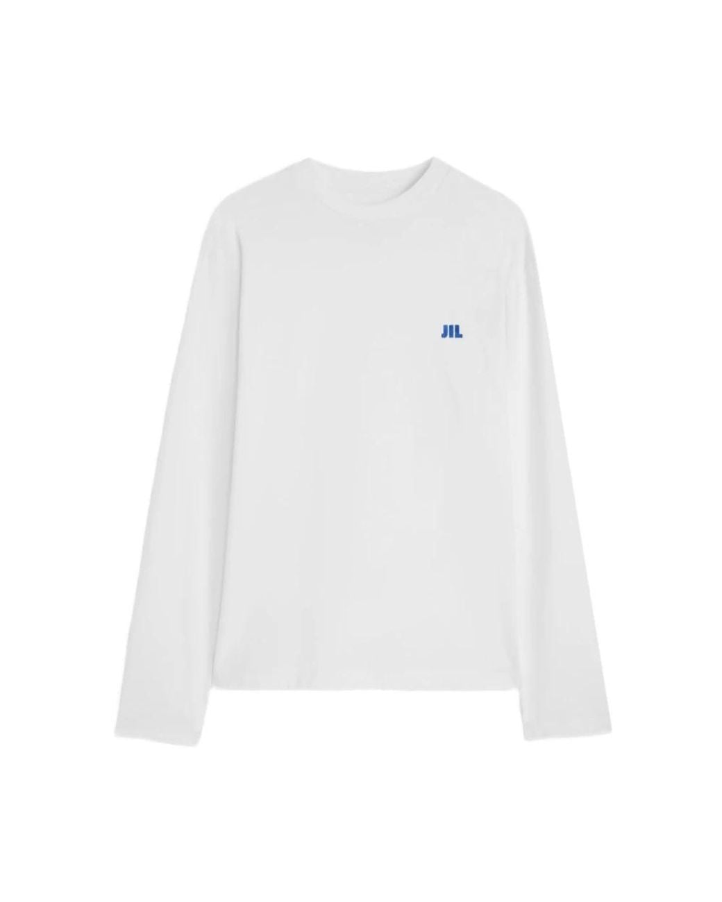 Jil Sander White Long Sleeve T-Shirts for men