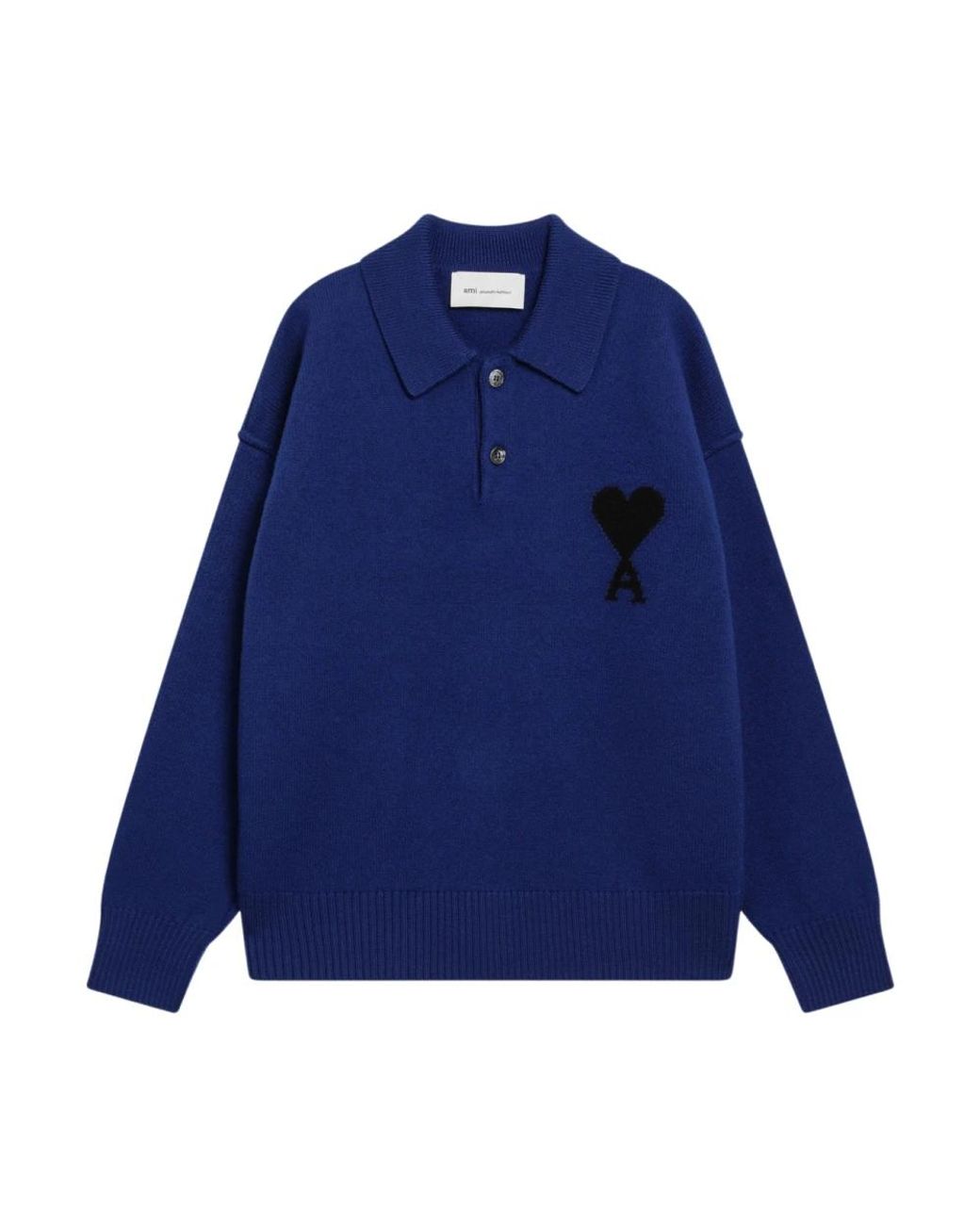 AMI Blue Polo Shirts for men