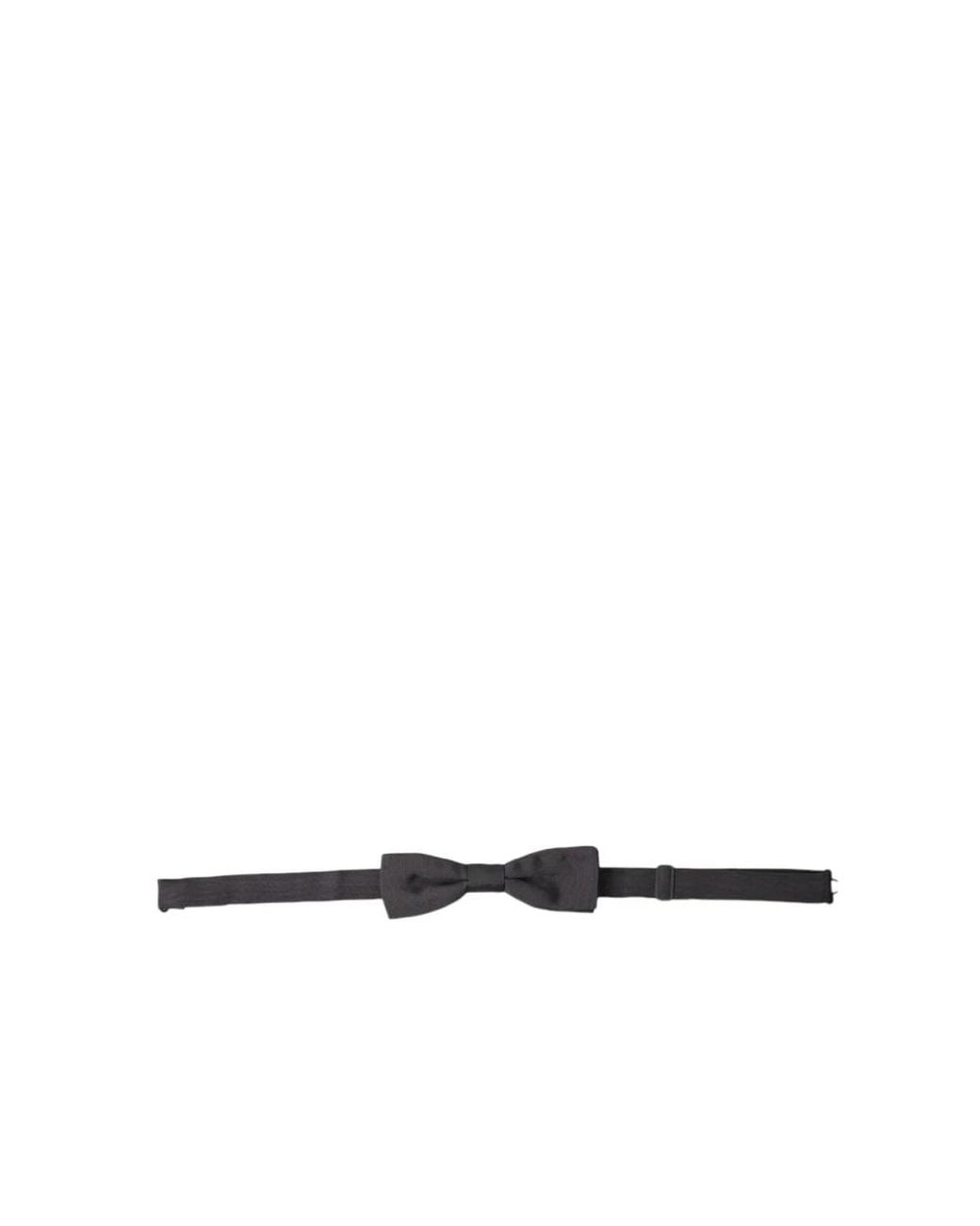 Dolce & Gabbana Gray Bow Ties for men