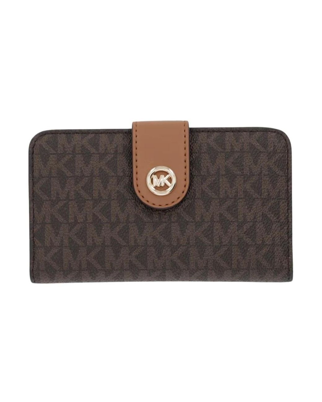 Michael Kors Brown Pop Charm Medium Geldbörse