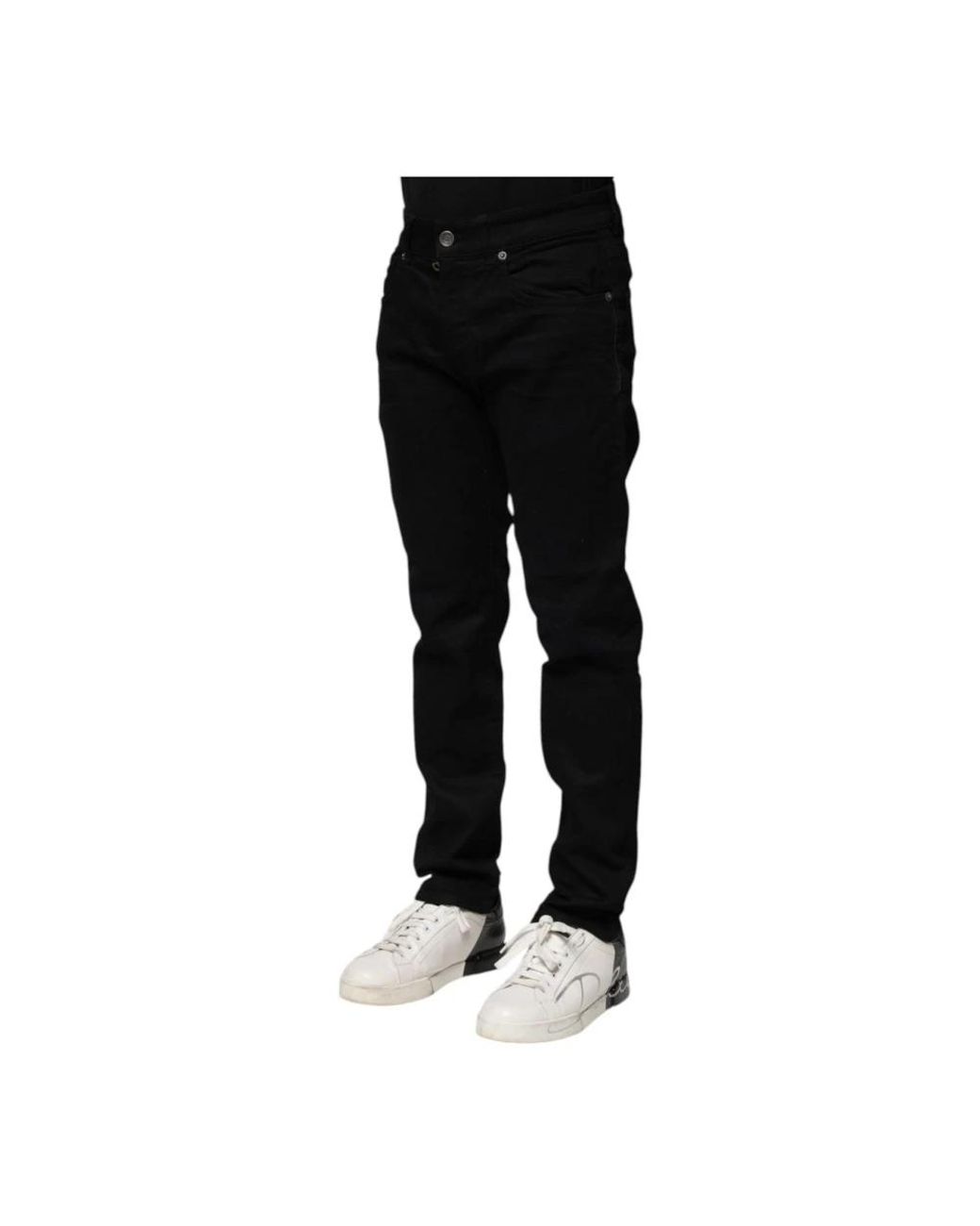 Dolce & Gabbana Black Slim Fit Jeans