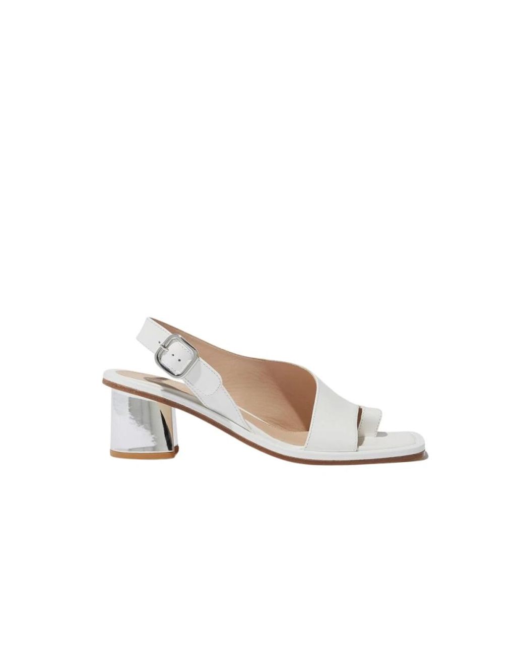 Scarosso White High Heel Sandals