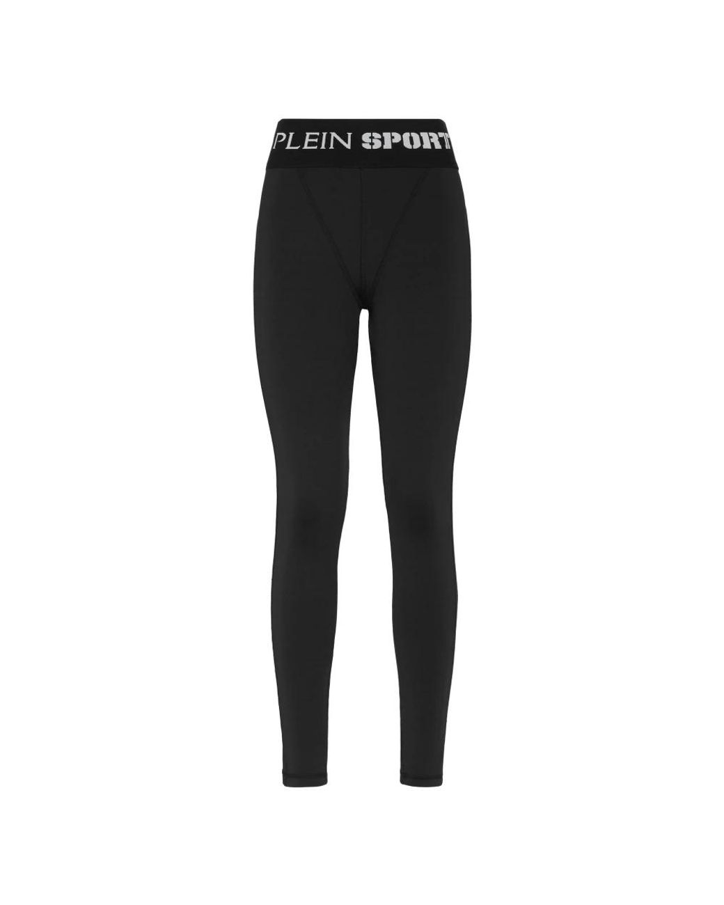 Philipp Plein Black Jogging Push Up Leggings Basic