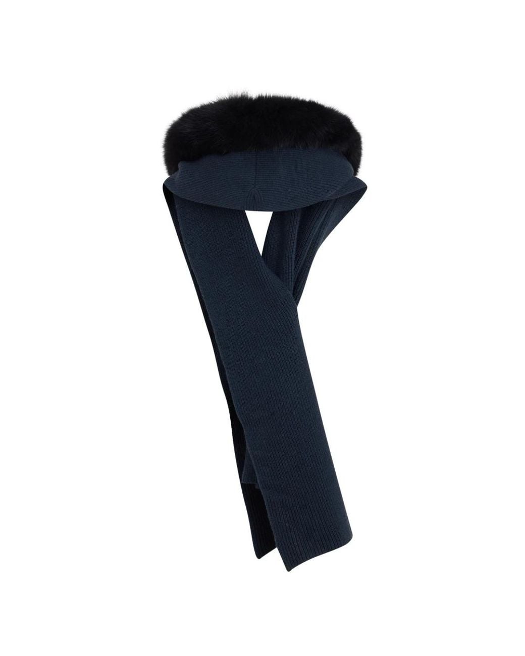 Moorer Black Winter Scarves