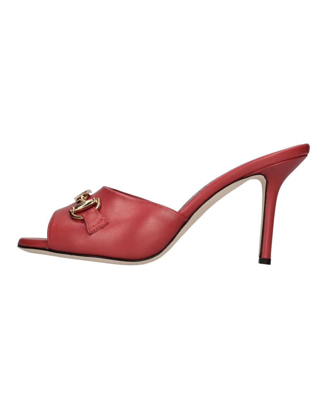 Roberto Cavalli Schoenen ,Rood ,Leer Sandalen Rood in het Pink