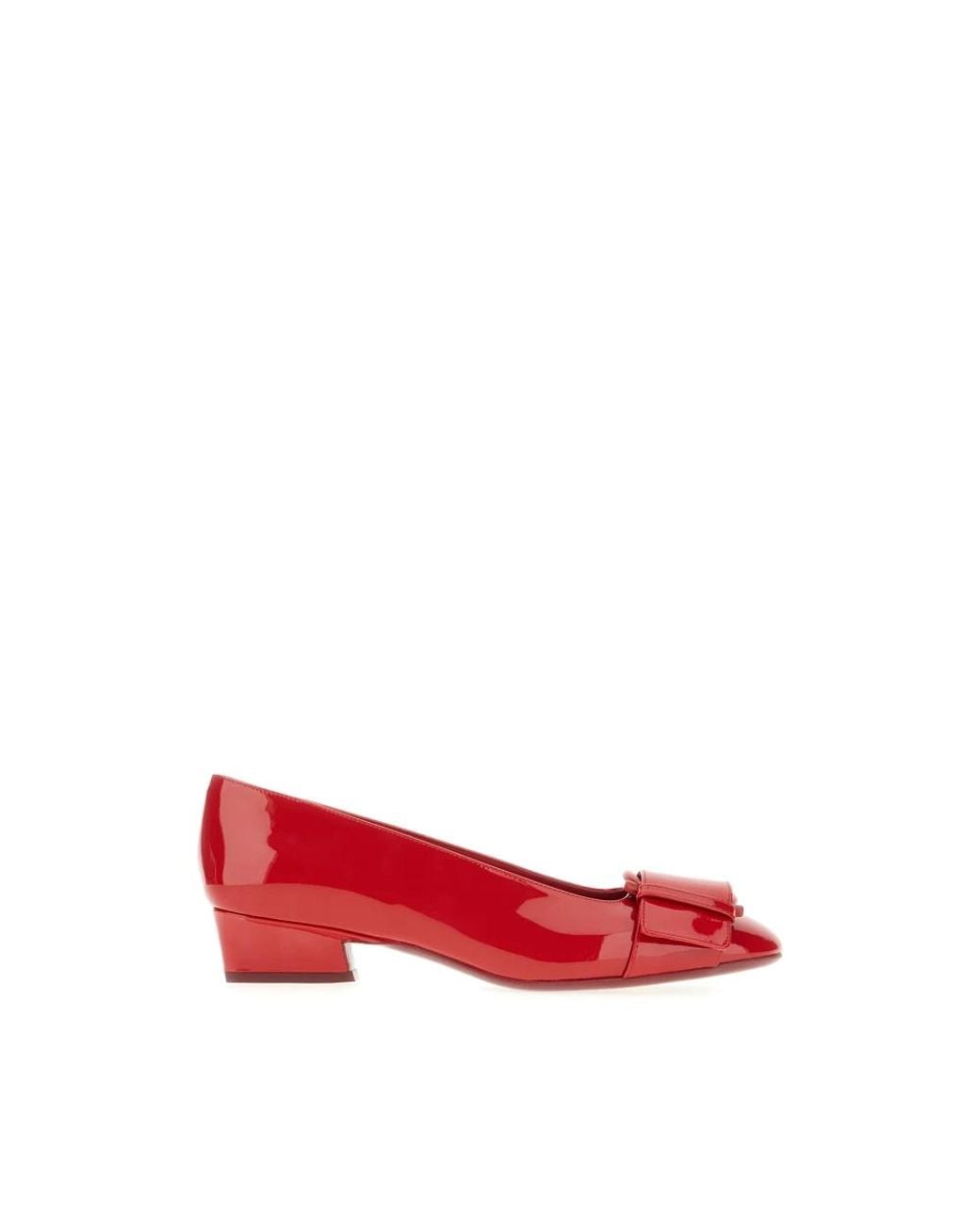 Ferragamo Red Pumps
