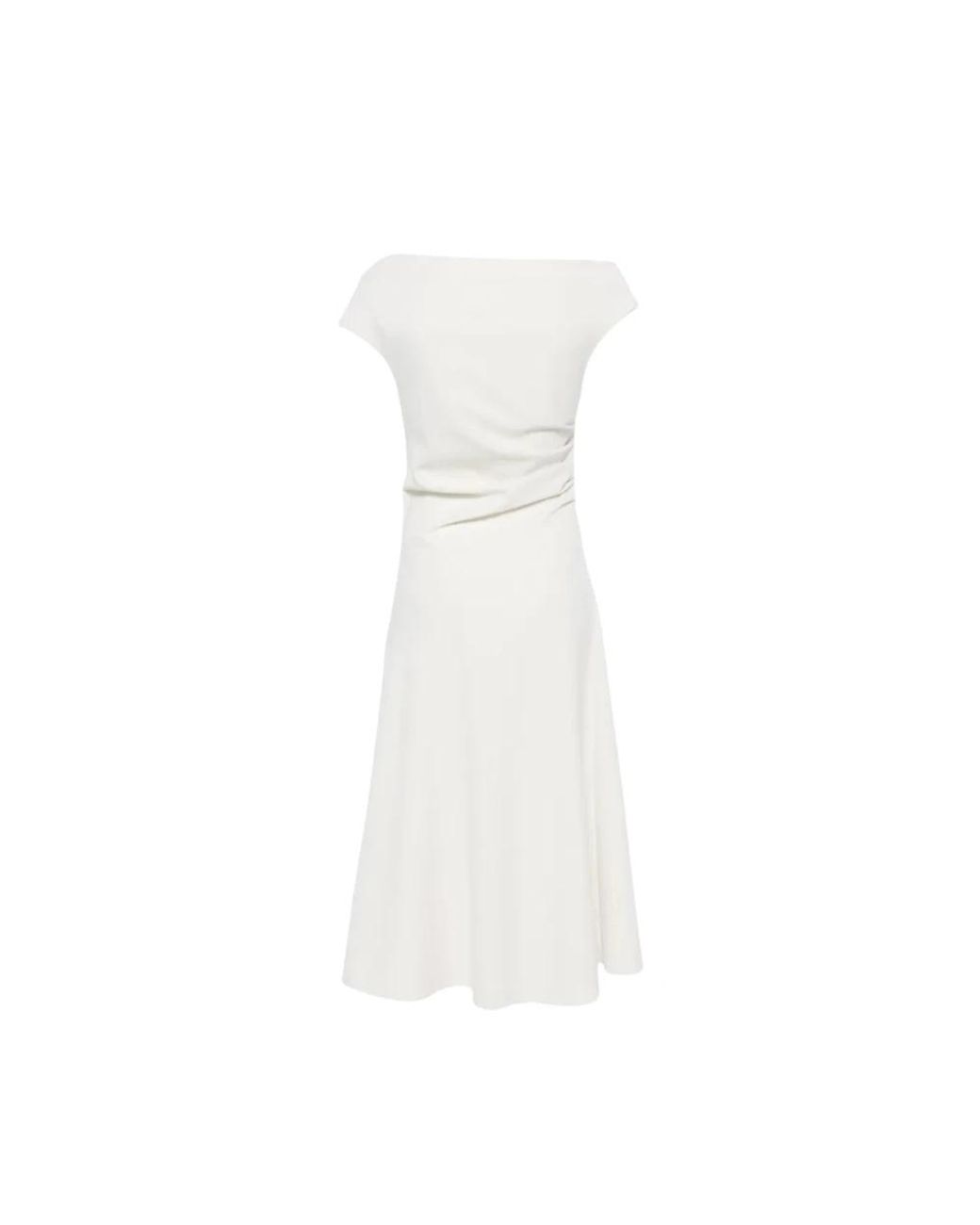 P.A.R.O.S.H. White Midi Dresses