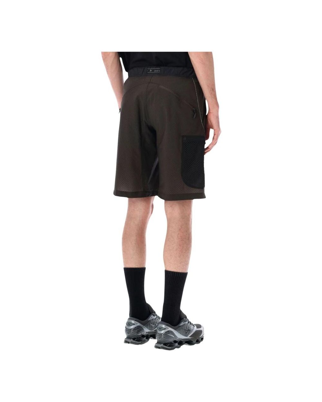 And Wander Black Casual Shorts for men