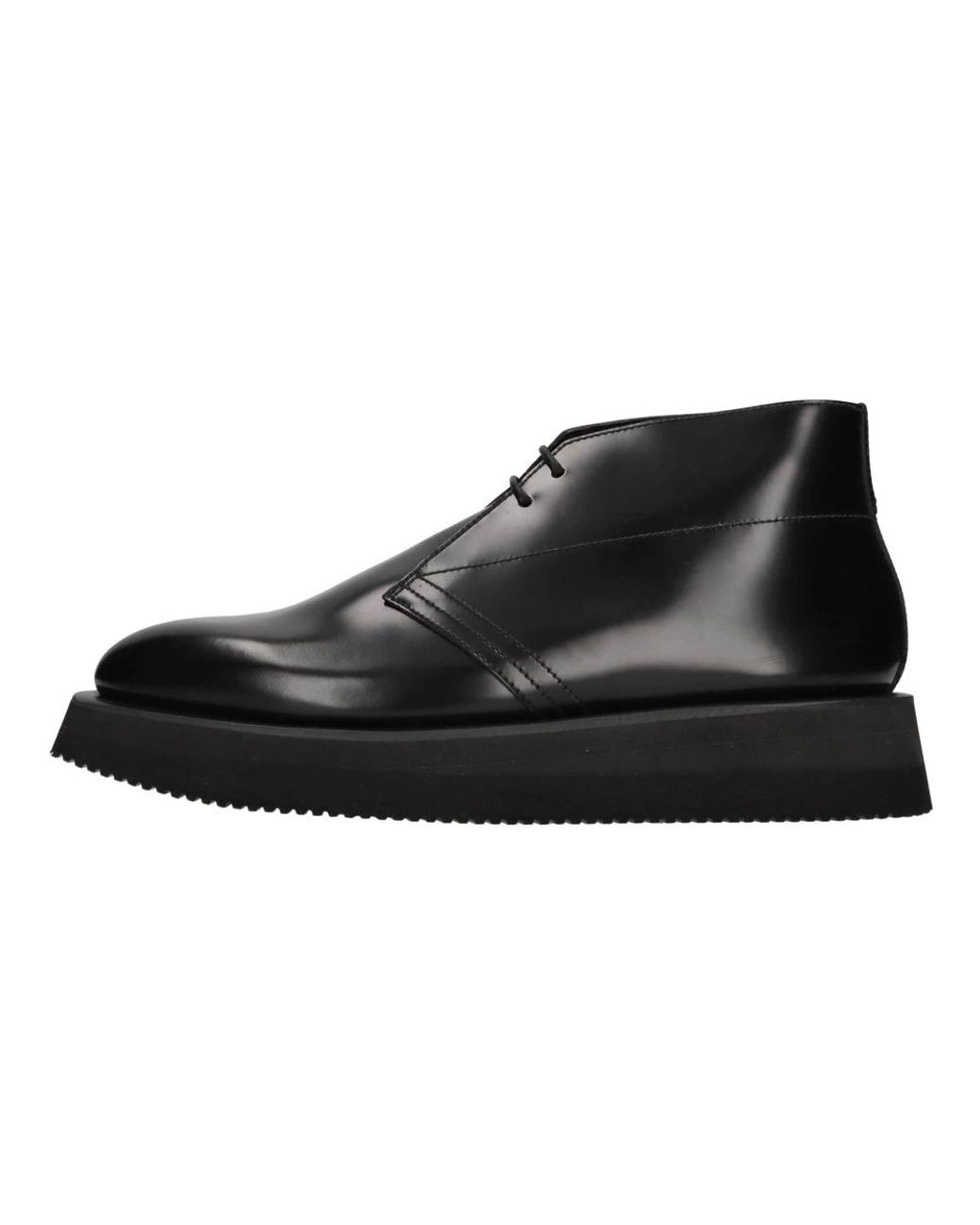 Premiata Leder-Ankle-Boot in Black für Herren