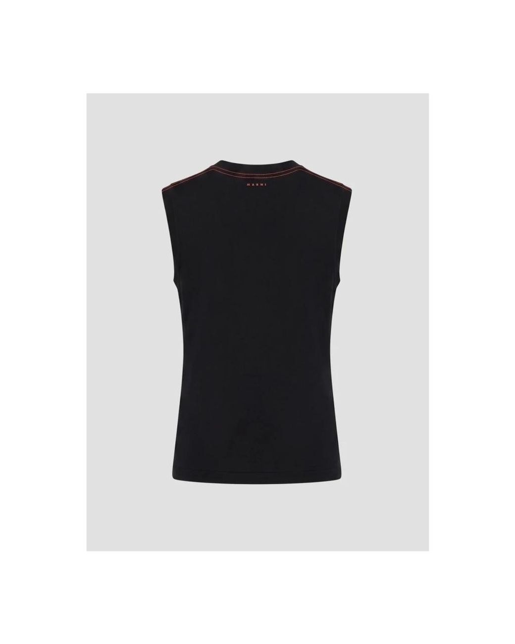 Marni Black Sleeveless Tops