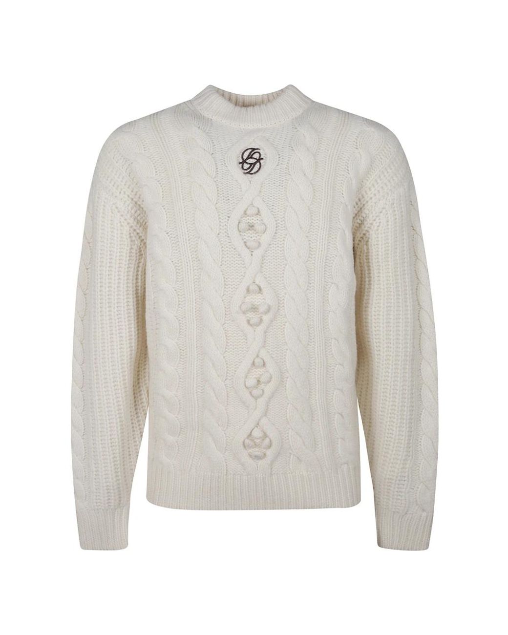 Drole de Monsieur Gray Round-Neck Knitwear for men