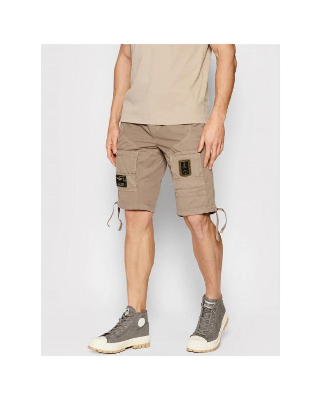 Aeronautica Militare Natural Casual Shorts for men