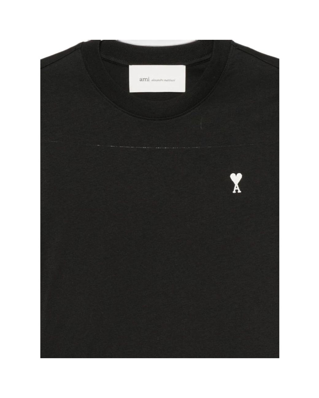 AMI Black Long Sleeve T-Shirts