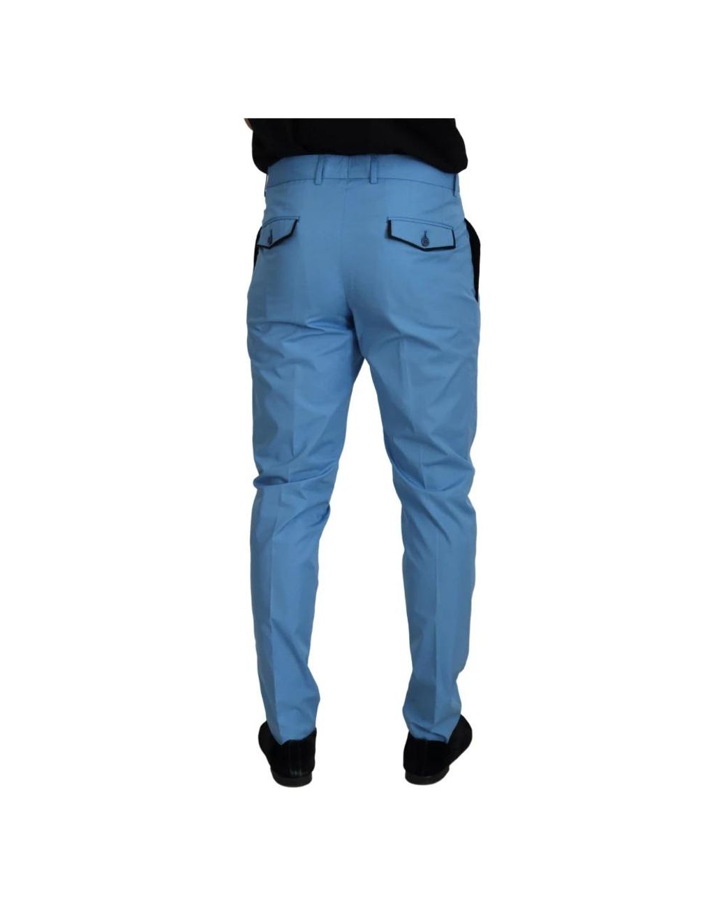 Dolce & Gabbana Blue Chinos for men