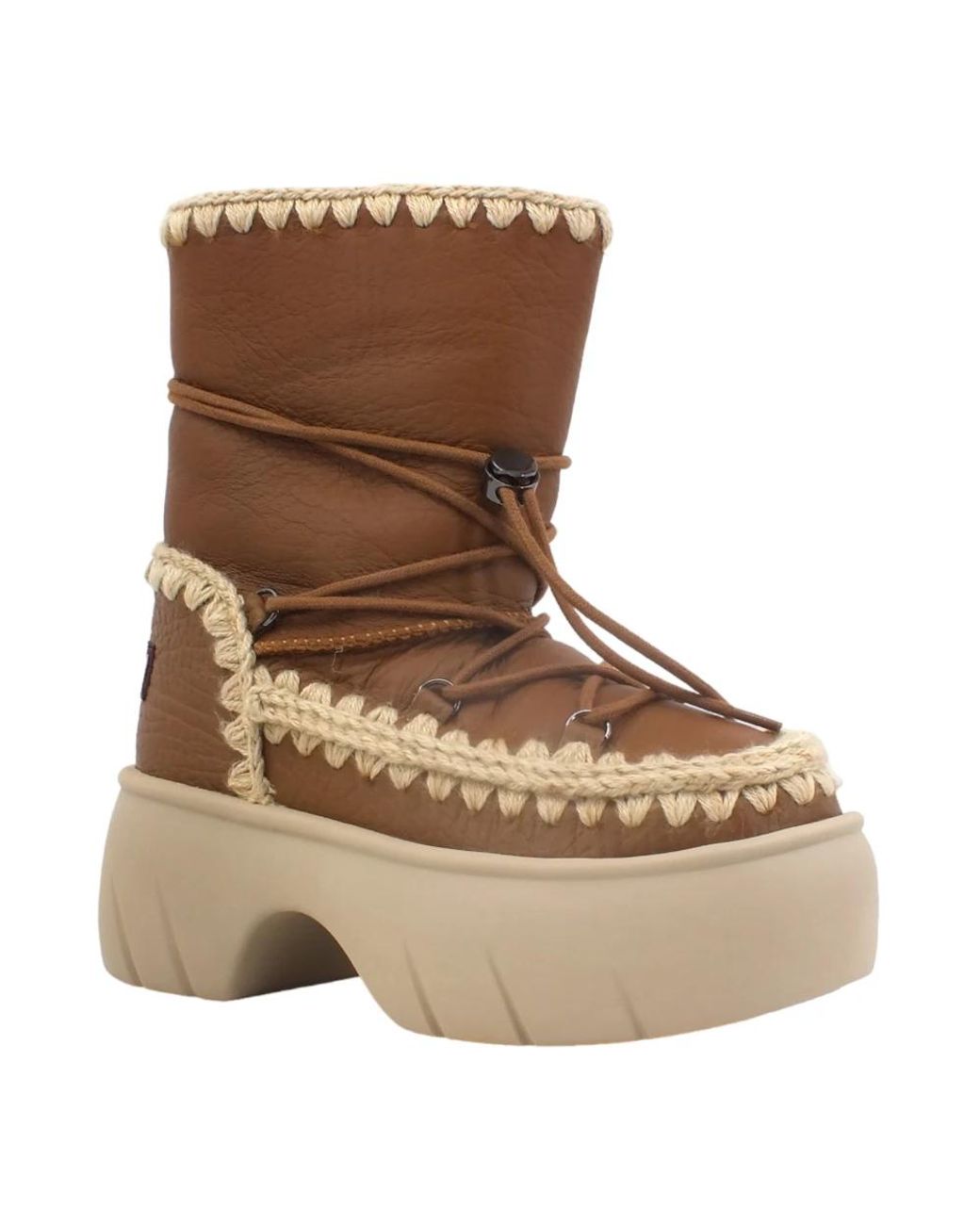 Mou Brown Winter Boots