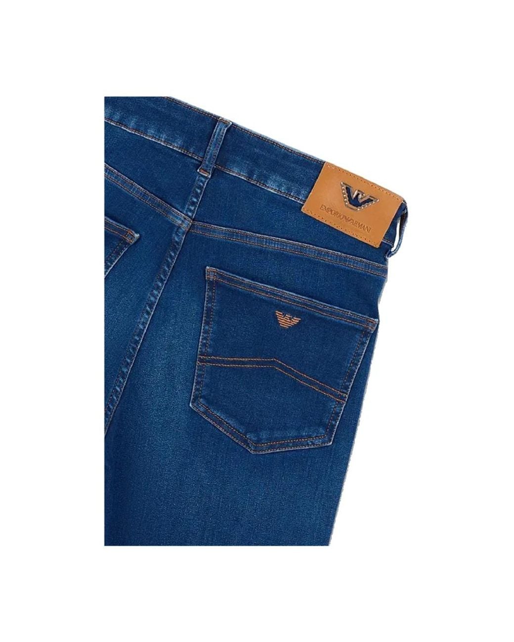Emporio Armani Blue Flare Jeans