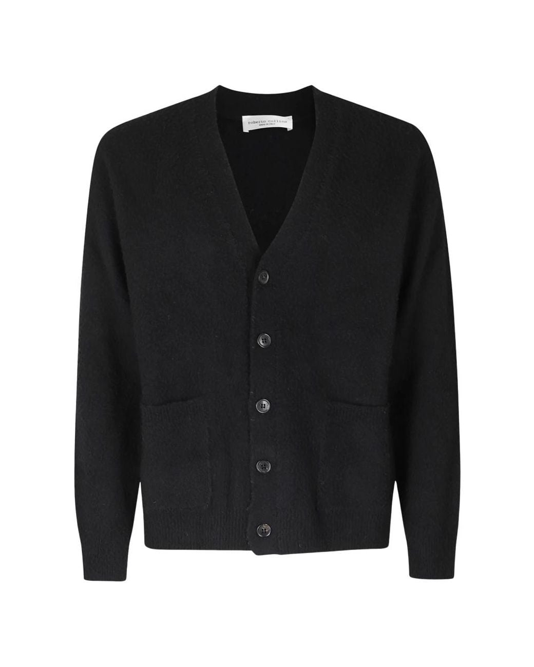Cardigans Roberto Collina de hombre de color Black