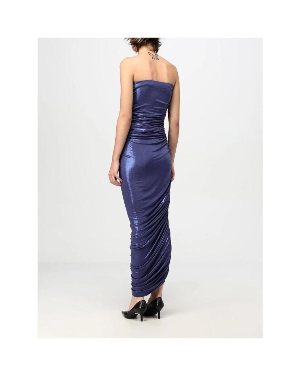 Norma Kamali Blue Party Dresses