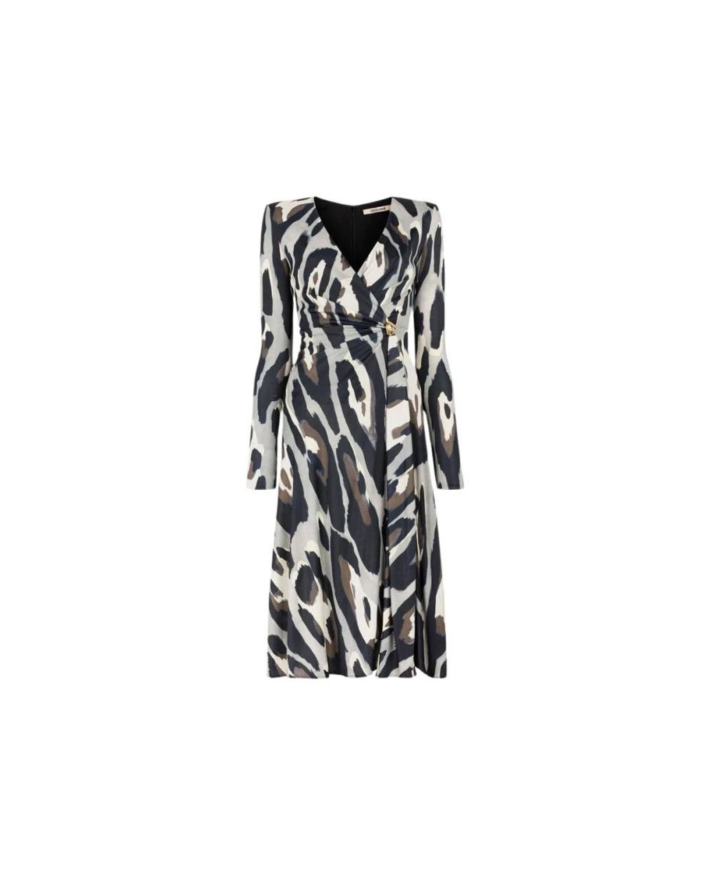 Roberto Cavalli Black Midi Dresses