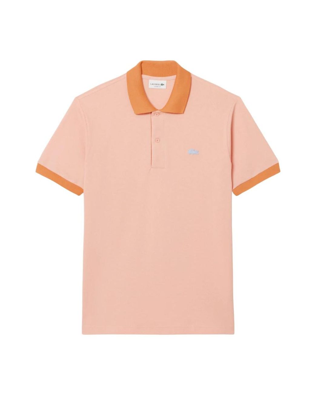 Lacoste Polo Korte Mouw in het Pink voor heren