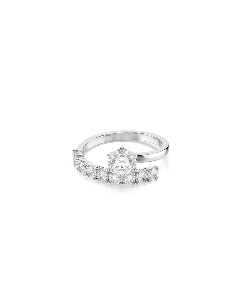 Swarovski Matrix Open Ring in het White