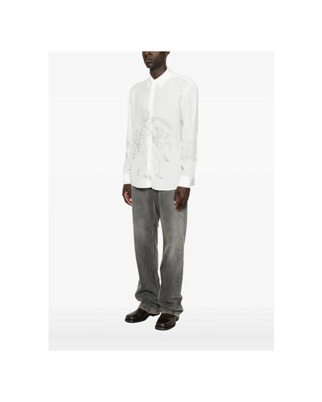 Our Legacy White Casual Shirts for men