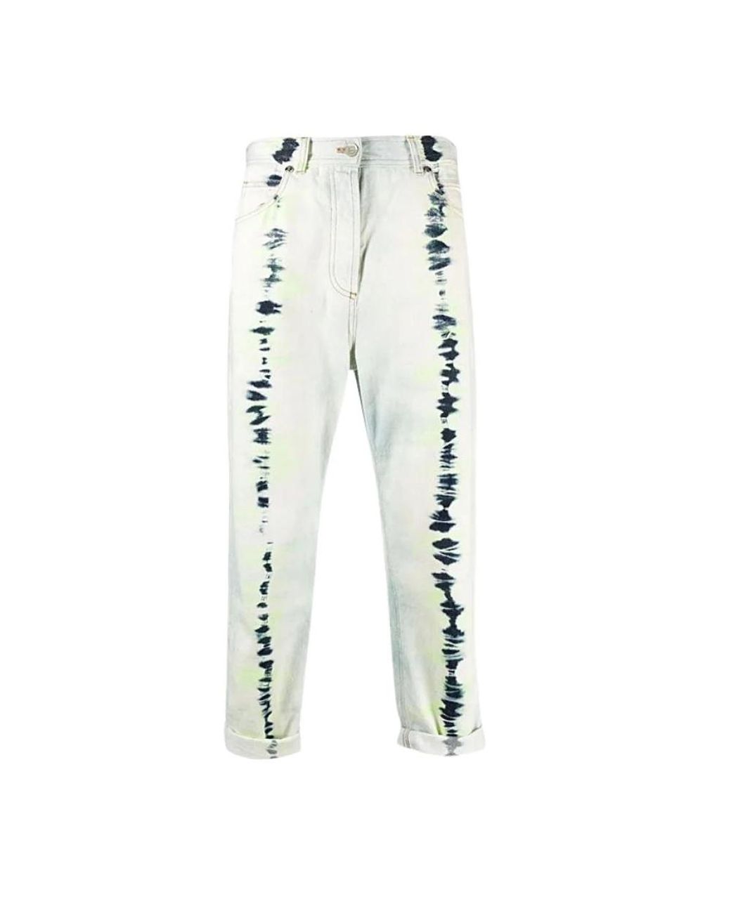 Balmain White Straight Trousers for men