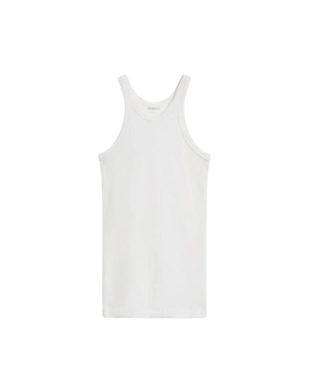 Sportmax White Sleeveless Tops