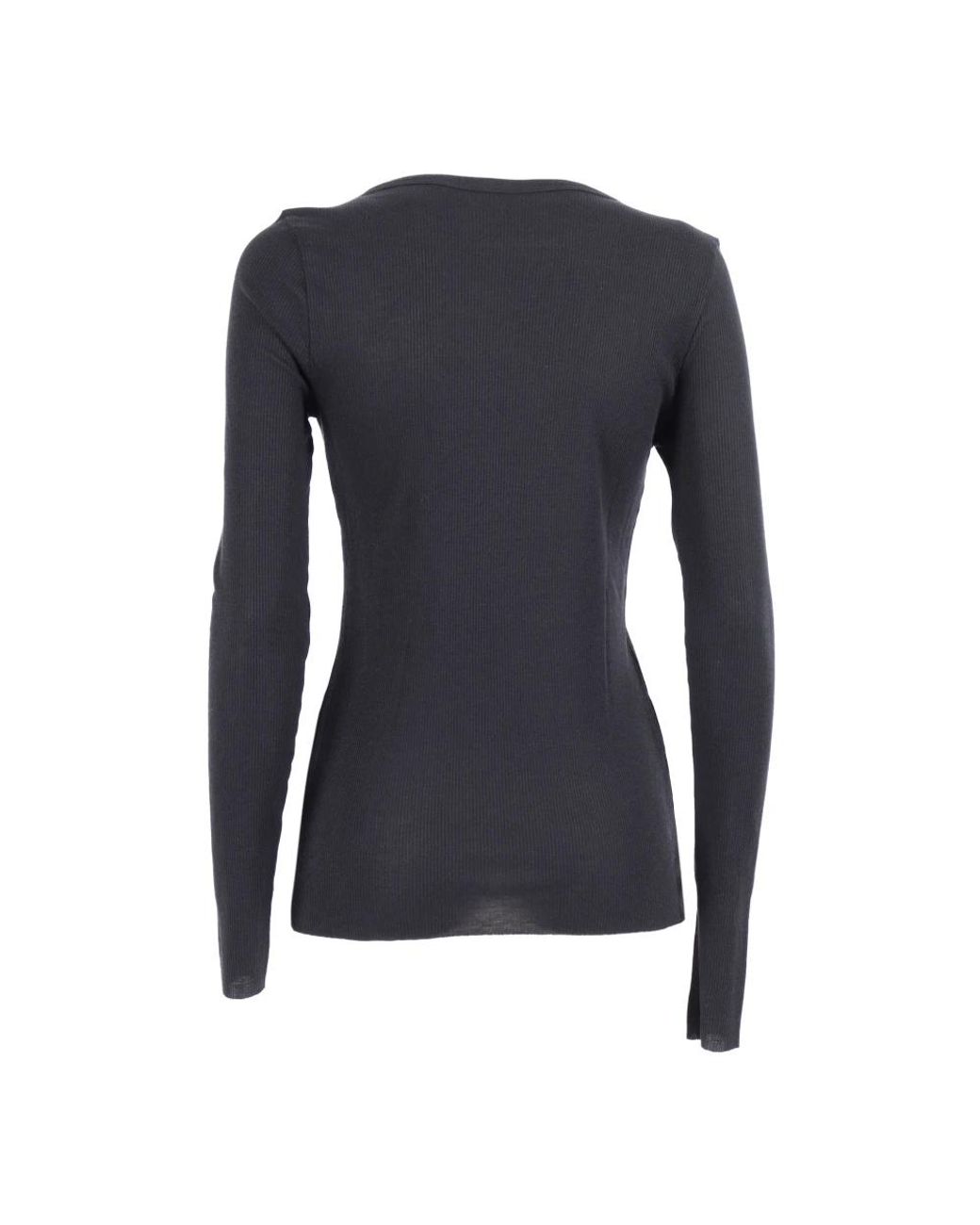 Majestic Filatures Blue Round-Neck Knitwear for men