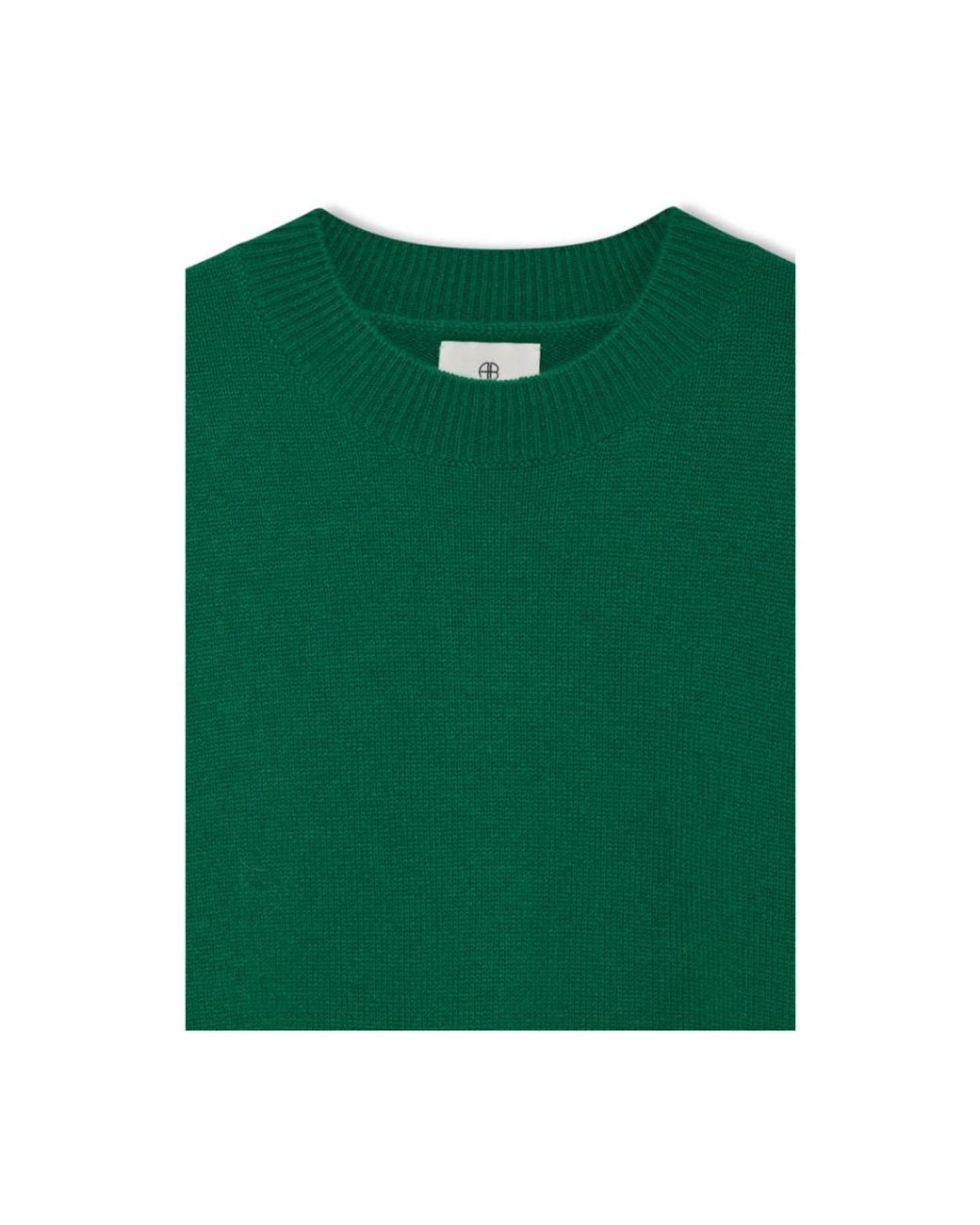 Anine Bing Green Round-Neck Knitwear