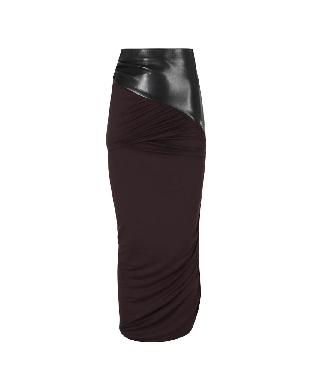 ANDAMANE Brown Midi Skirts