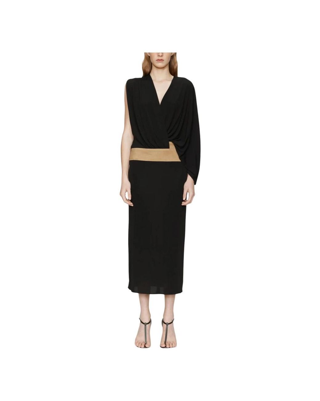 Christopher Esber Black Midi Dresses