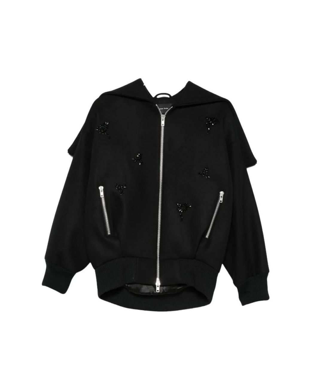 Simone Rocha Black Zip-Throughs