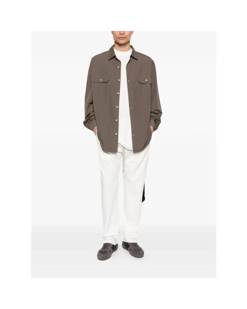 Light Jackets Rick Owens de hombre de color Brown