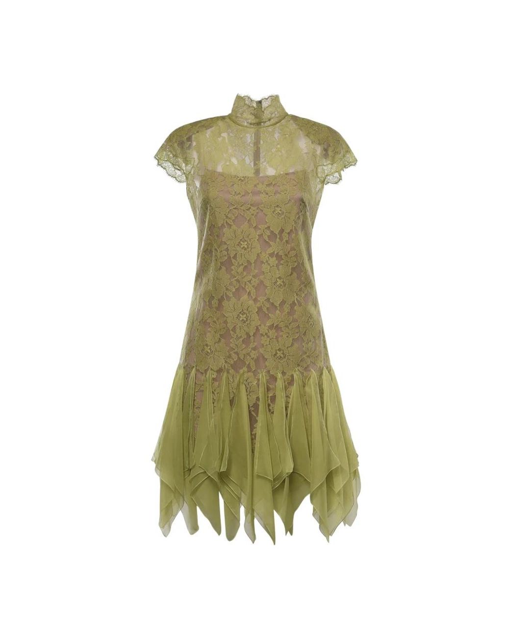 Valentino Garavani Green Short Dresses