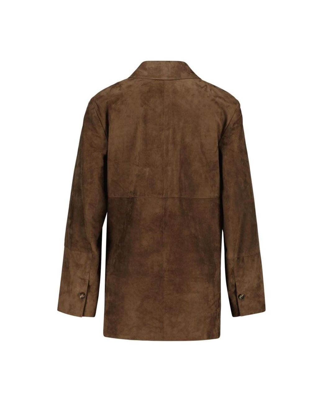 Max Mara Brown Leather Jackets