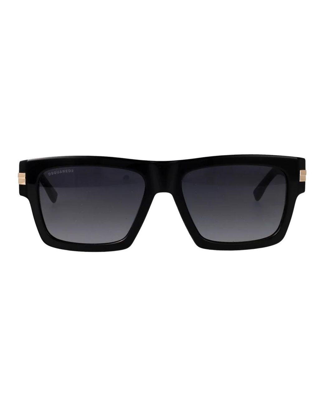 DSquared² Vierkante Zonnebril in het Black voor heren