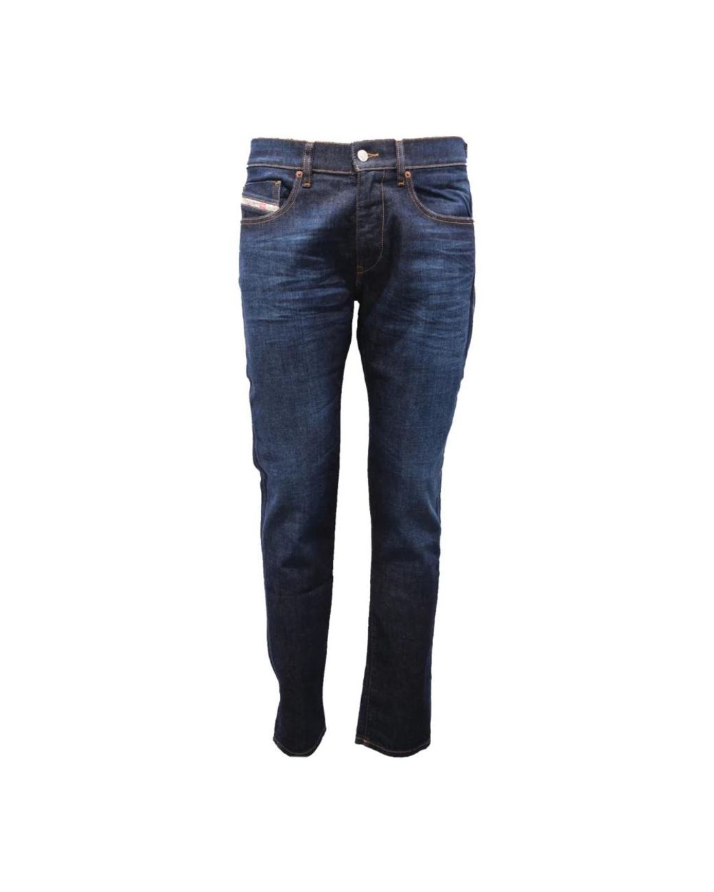 DIESEL Blue Slim Fit Jeans for men