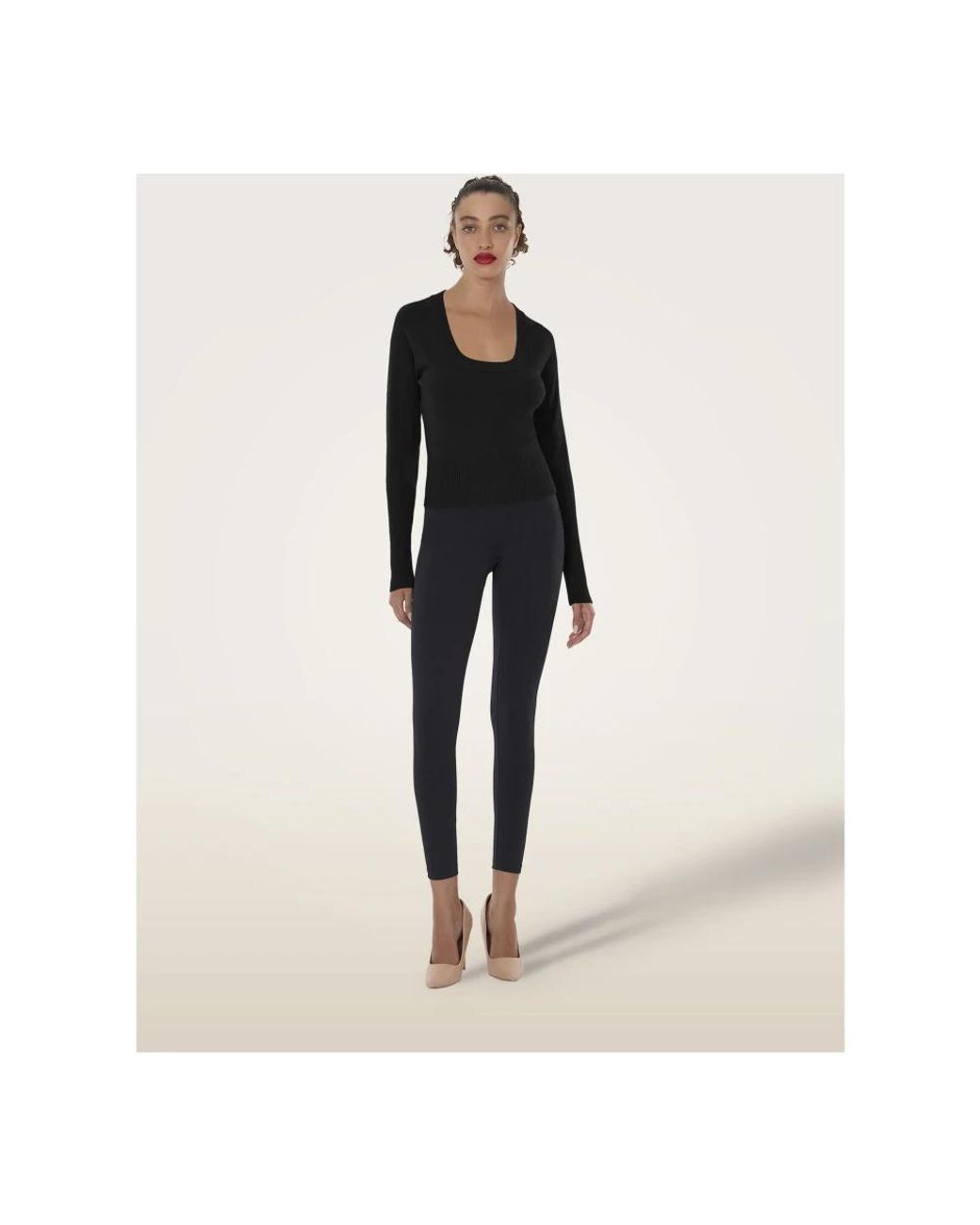 Wolford Black Round-Neck Knitwear