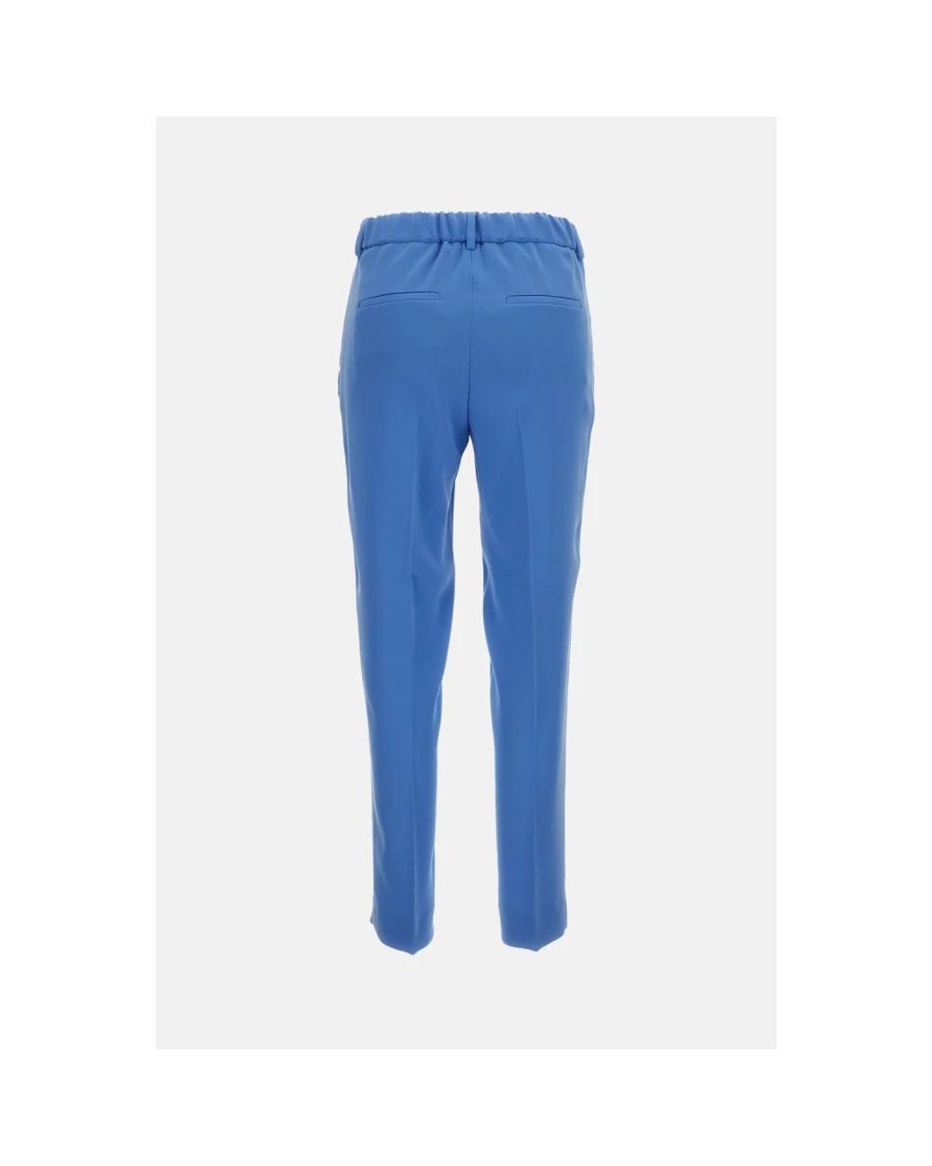 Alberto Biani Blue Slim-Fit Trousers